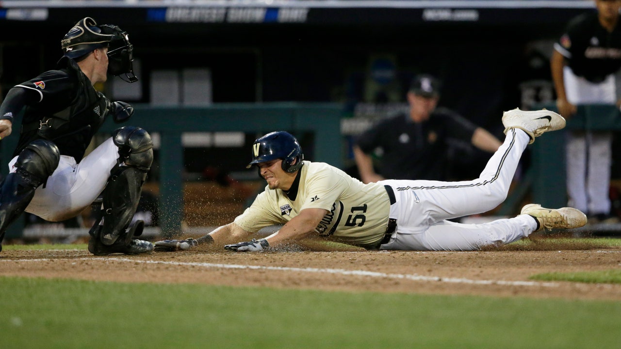 Vanderbilt beats Louisville 3-2 to advance to CWS finals